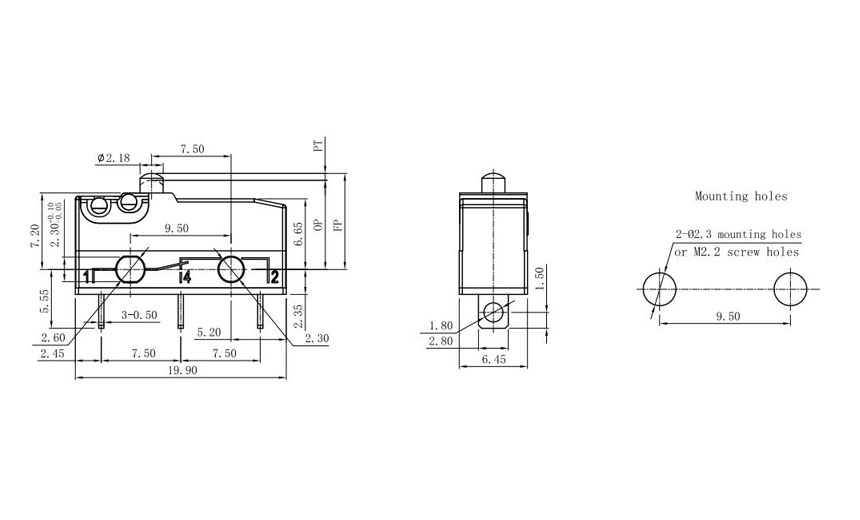 high current micro switch